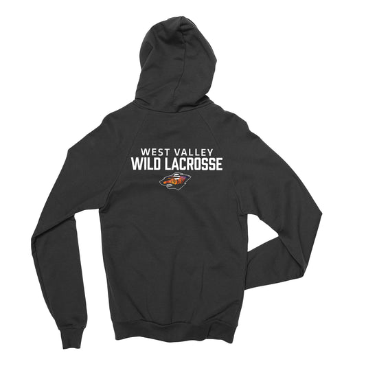 West Valley Wild Lacrosse Stacked Full Zip Sweatshirt
