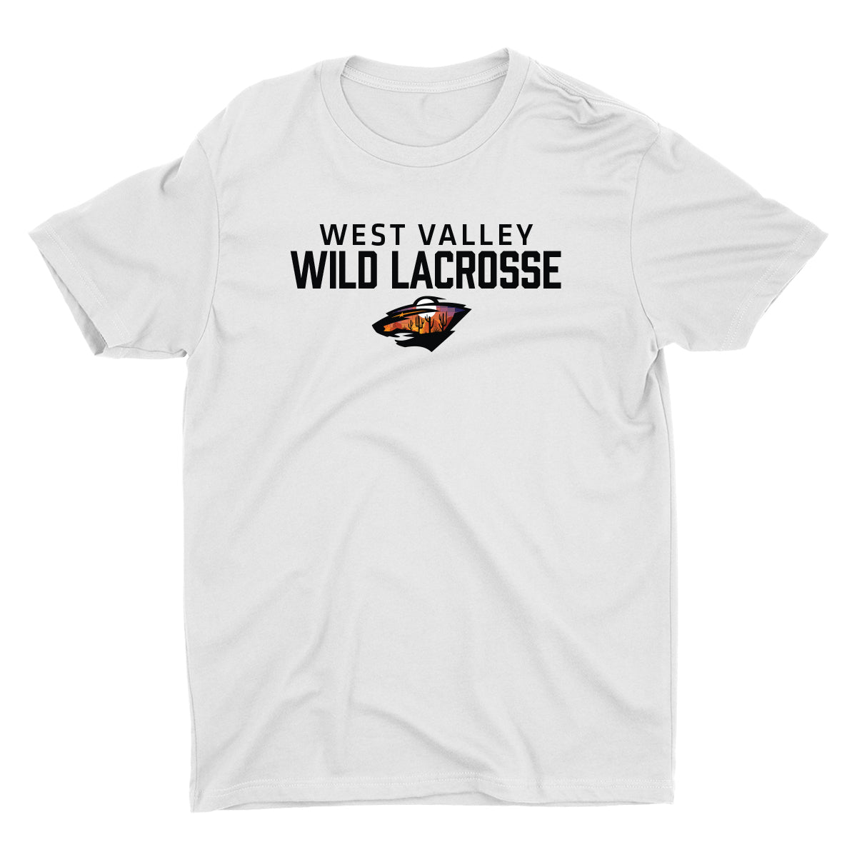 West Valley Wild Lacrosse Stacked Unisex Tee