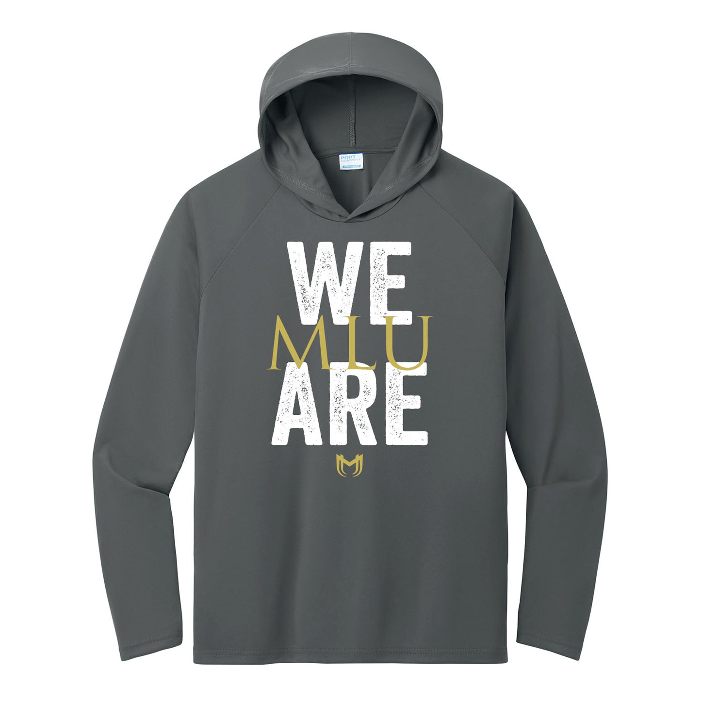 We Are MLU Performance Hooded Long Sleeve Tee