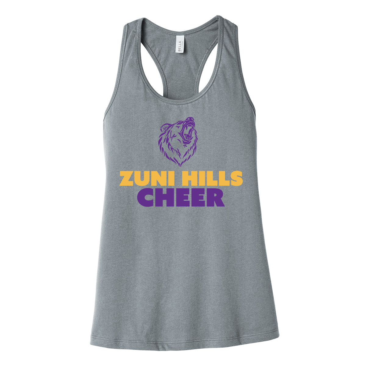 Grizzle Cheer Womens Racerback Tank