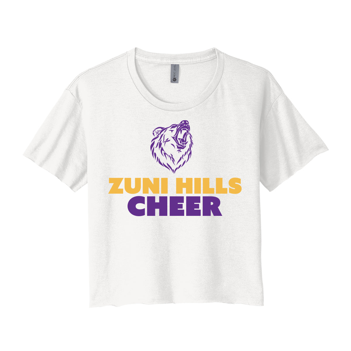 Grizzle Cheer Cropped Tee