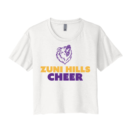 Grizzle Cheer Cropped Tee