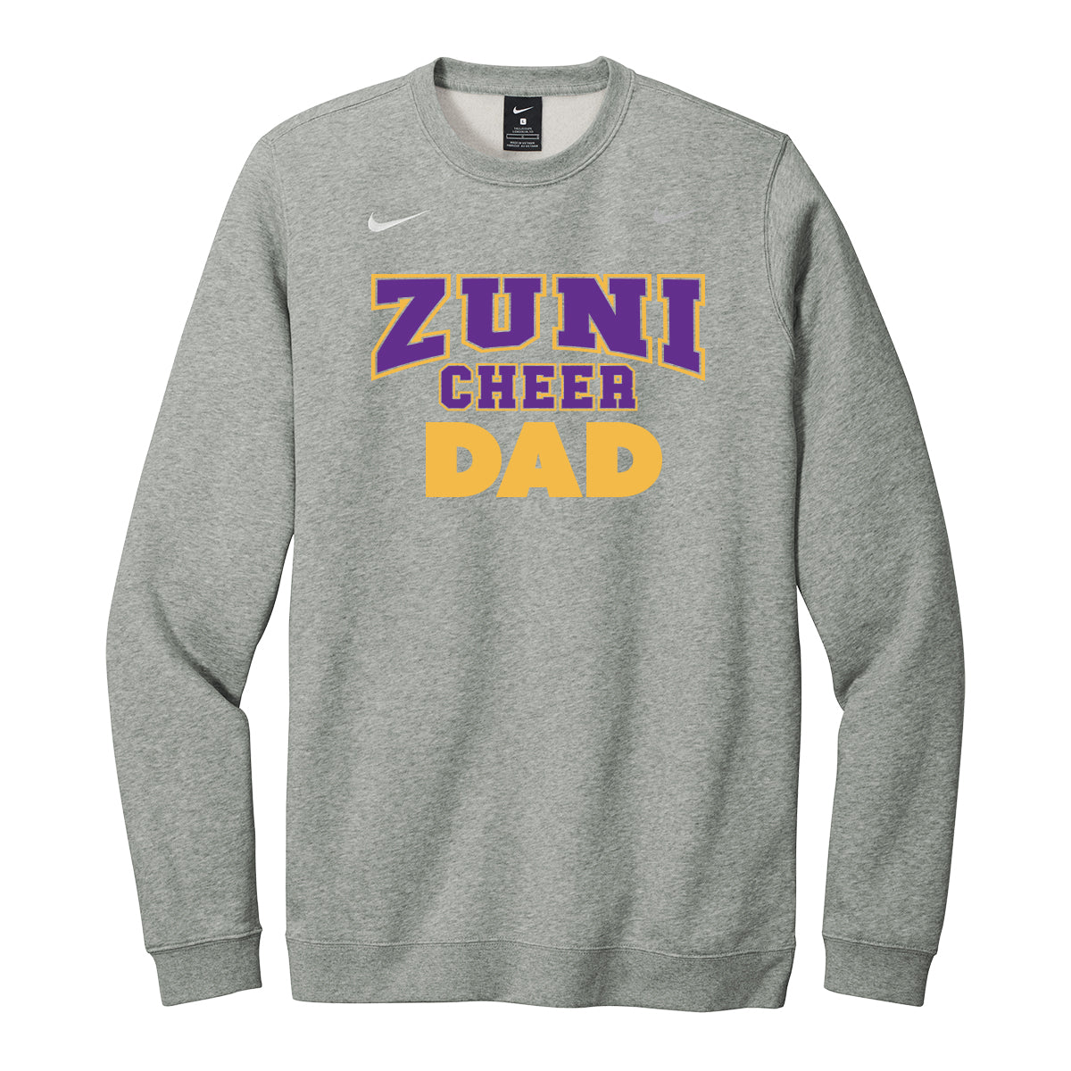 Zuni Cheer Dad Nike Crewneck Sweatshirt