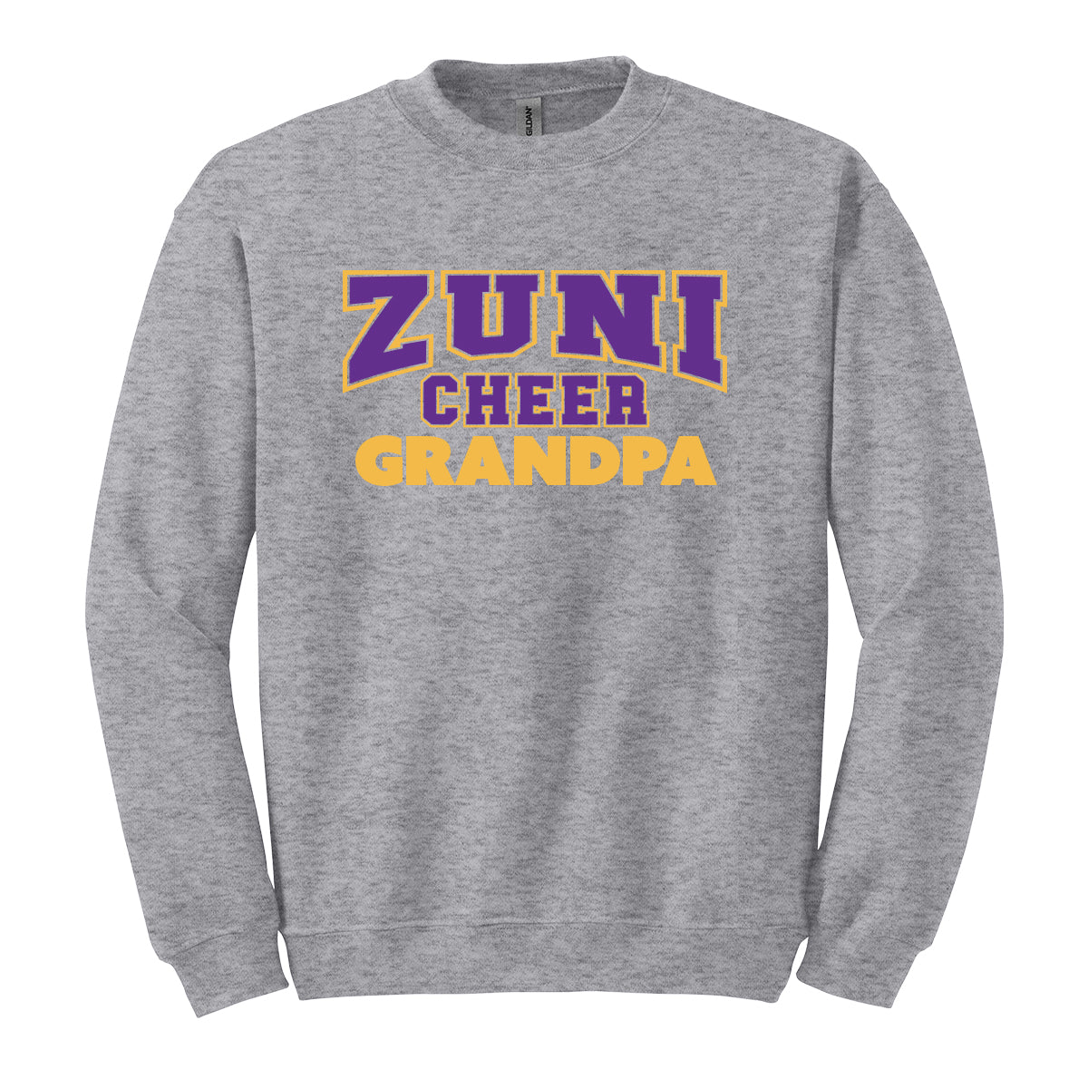 Zuni Cheer Grandpa Crewneck Sweatshirt