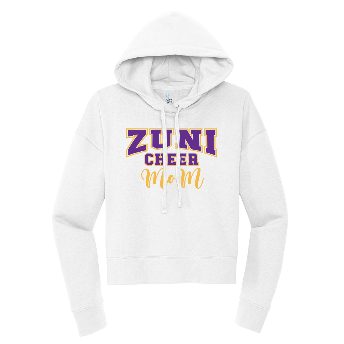 Zuni Cheer Mom Cropped Hoodie