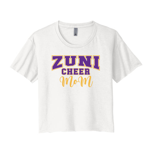 Zuni Cheer Mom Cropped Tee