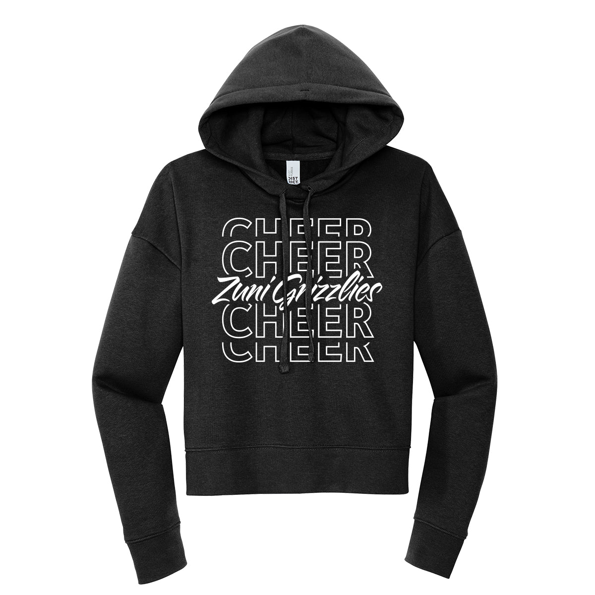 Zuni Cheer Repeat Cropped Hoodie