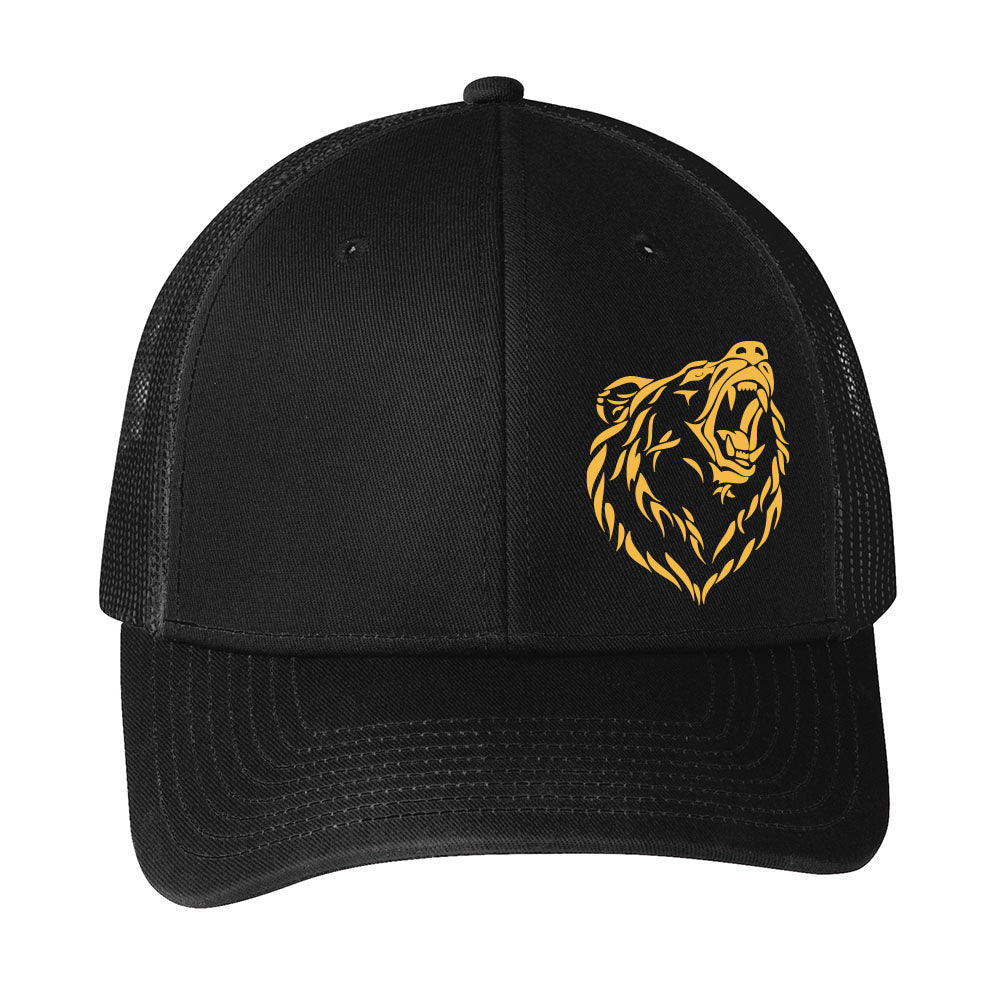 Grizzly Black New Era Trucker