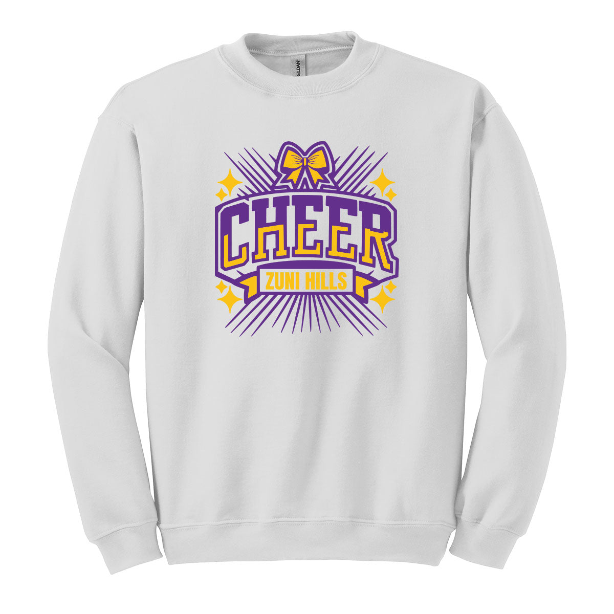 Zuni Hills Cheer Bow Crewneck Sweatshirt