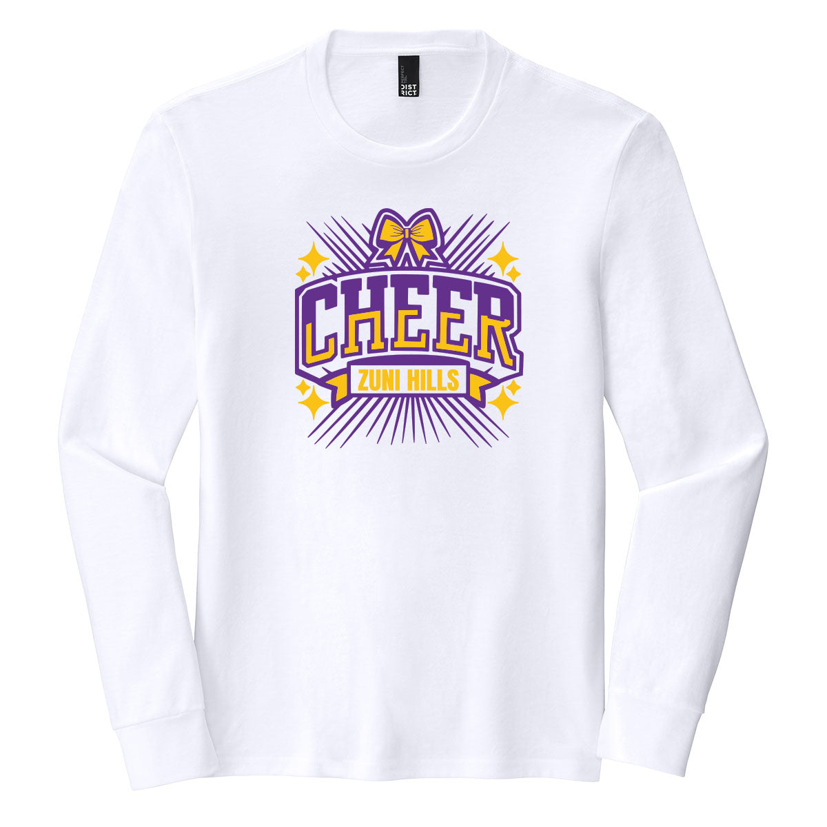 Zuni Hills Cheer Bow Long Sleeve Tee