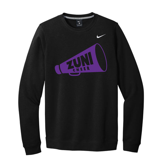 Zuni Cheer Megaphone Nike Crewneck Sweatshirt