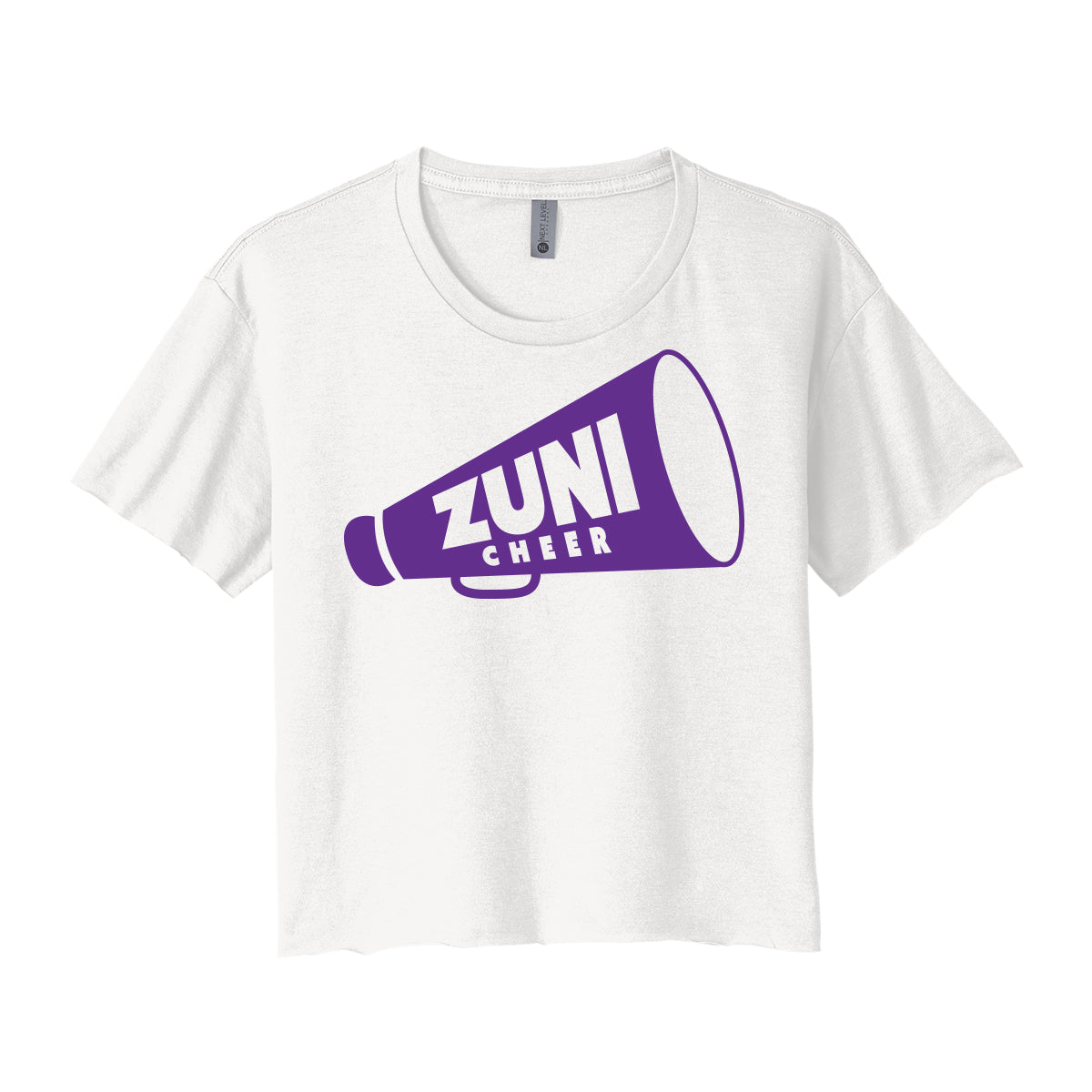 Zuni Cheer Megaphone Cropped Tee