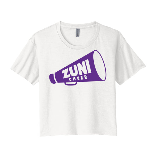 Zuni Cheer Megaphone Cropped Tee