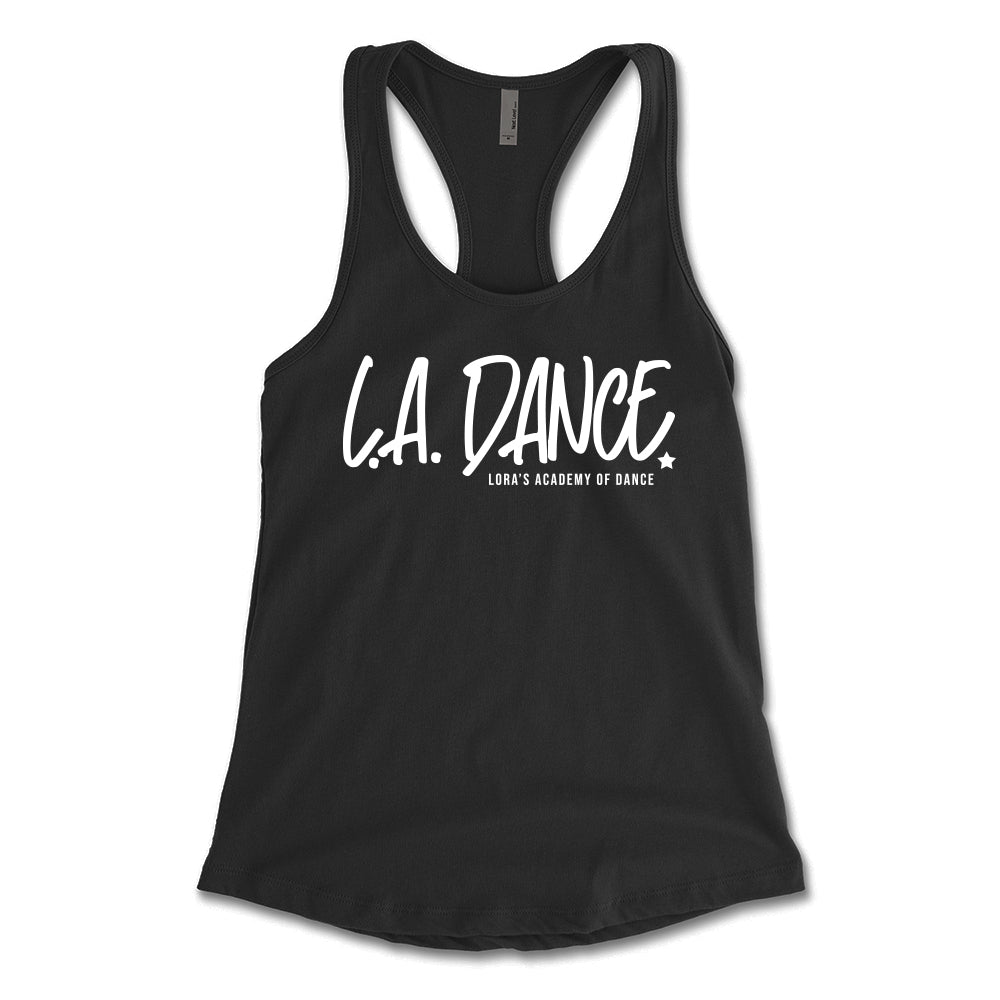 LA Dance Handwritten Racerback Tank
