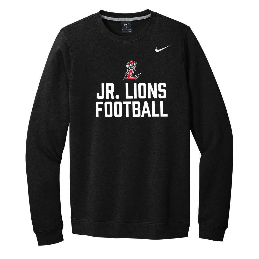 Jr. Lions Football Nike Crewneck Sweatshirt