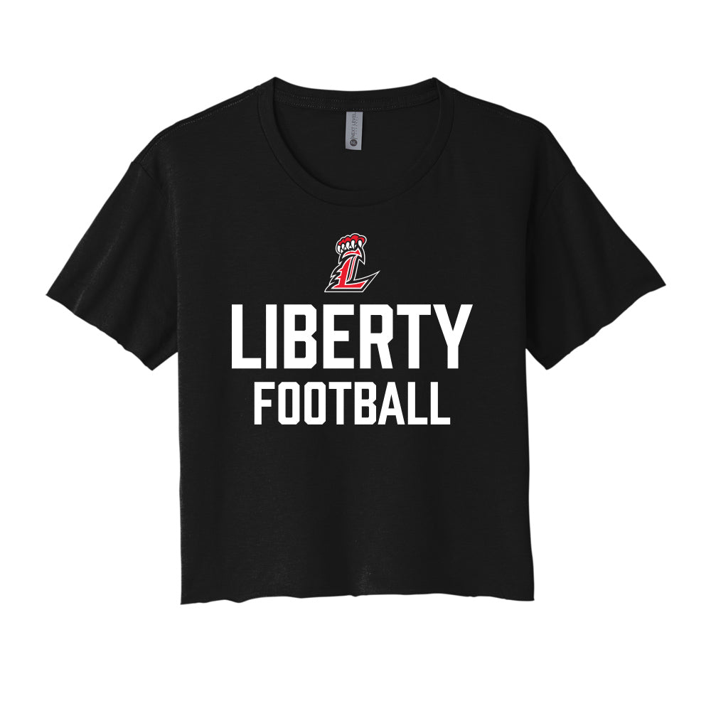 Liberty Football Cropped Tee