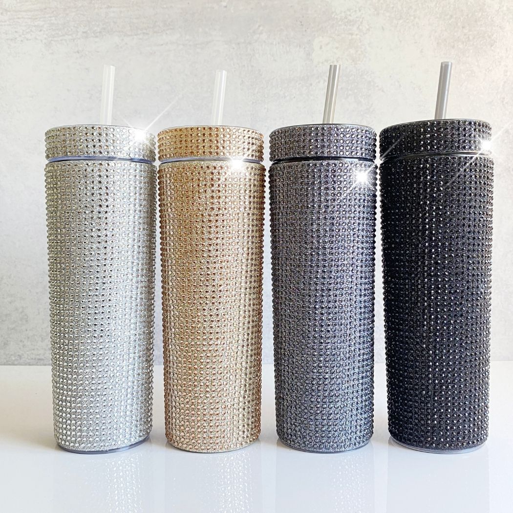 Super Blingy Rhinestone Tumblers