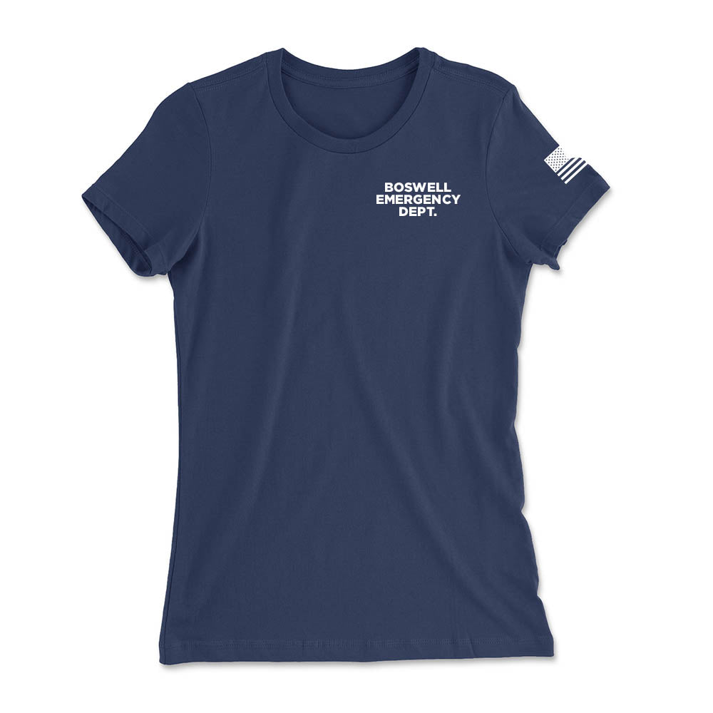 Boswell Emergency Dept. Women's Fitted Tee