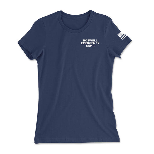 Boswell Emergency Dept. Women's Fitted Tee