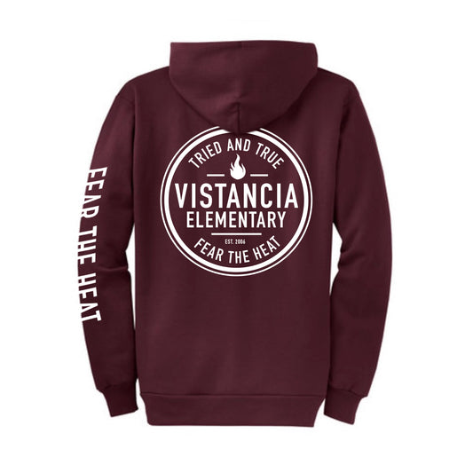 Vistancia Elementary Fear The Heat Full Zip Sweatshirt