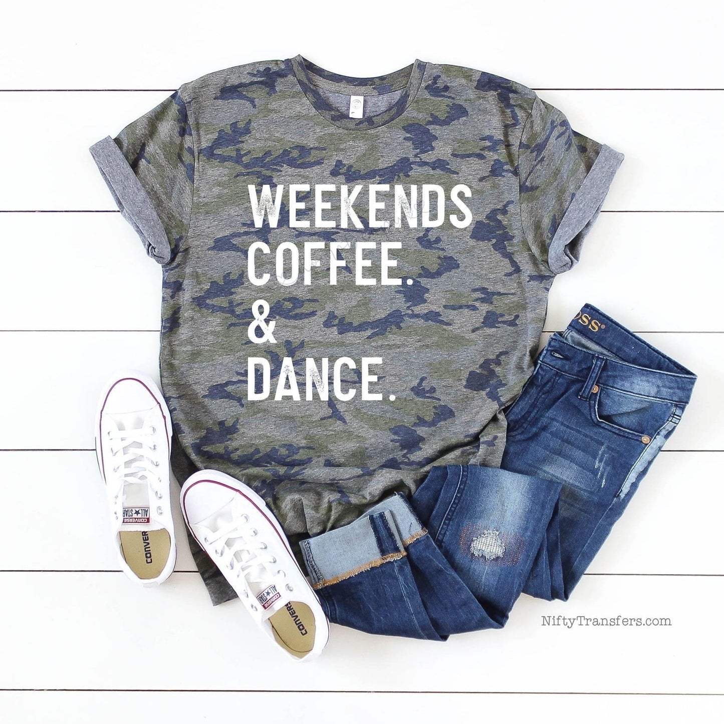 Weekends Coffee and Dance Tee