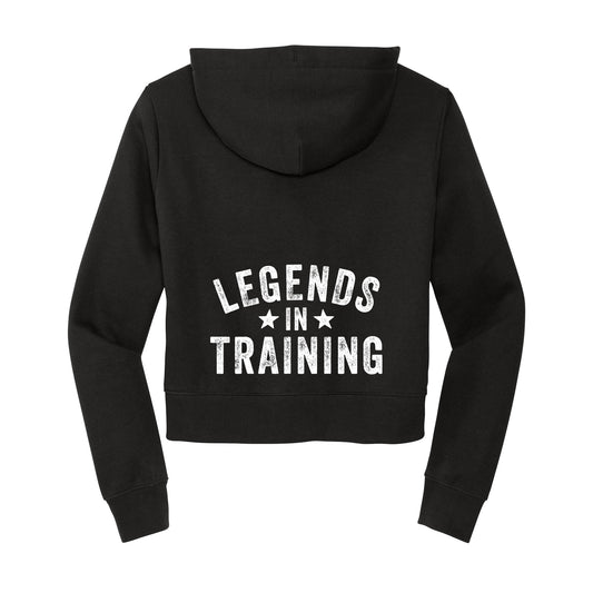 Legends in Training Cropped Full Zip Hoodie