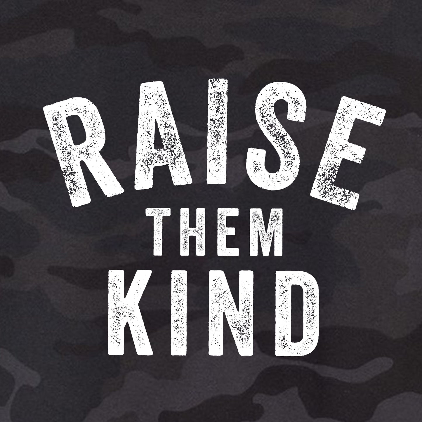 Raise Them Kind Cropped Camo Hoodie