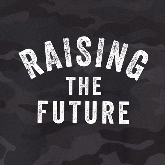 Raising The Future Cropped Camo Hoodie