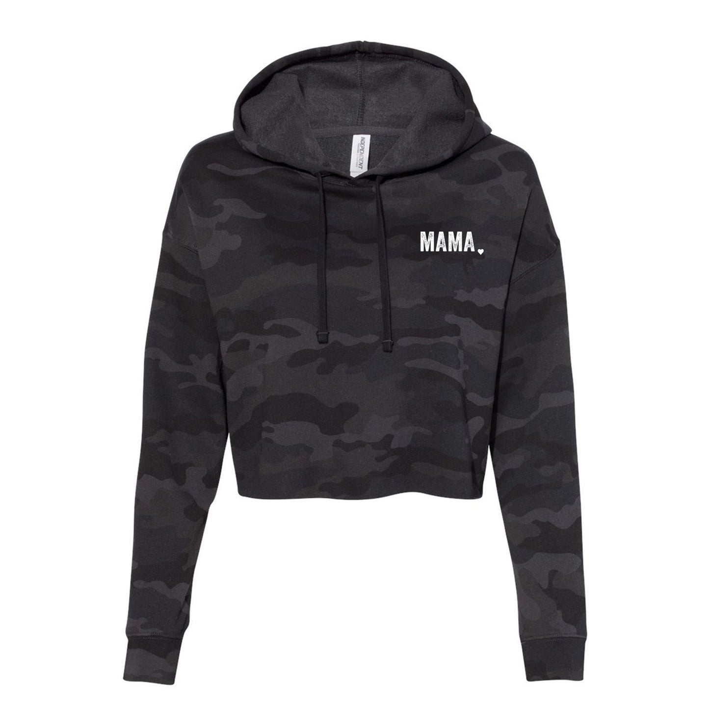 Raising Ladies Cropped Camo Hoodie