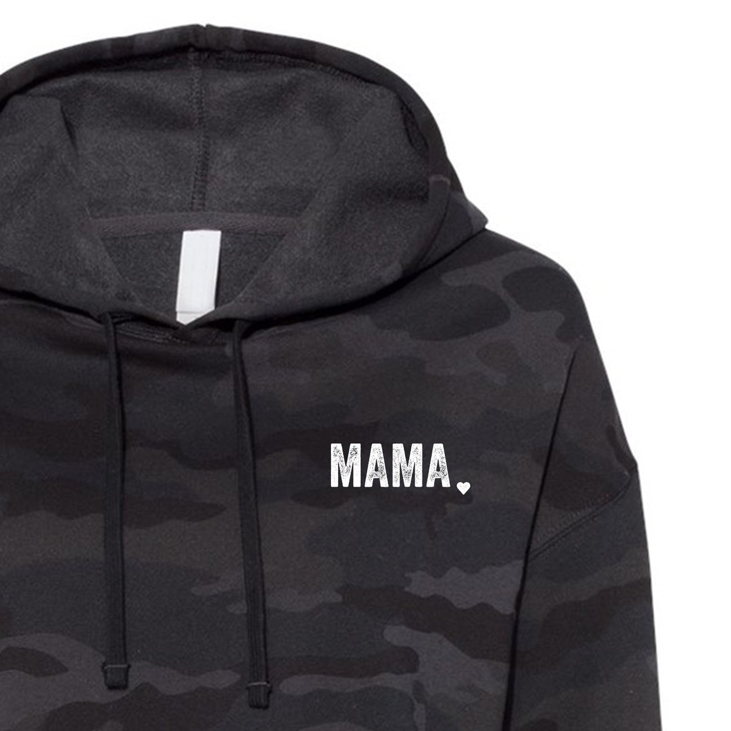 Raise Them Kind Cropped Camo Hoodie