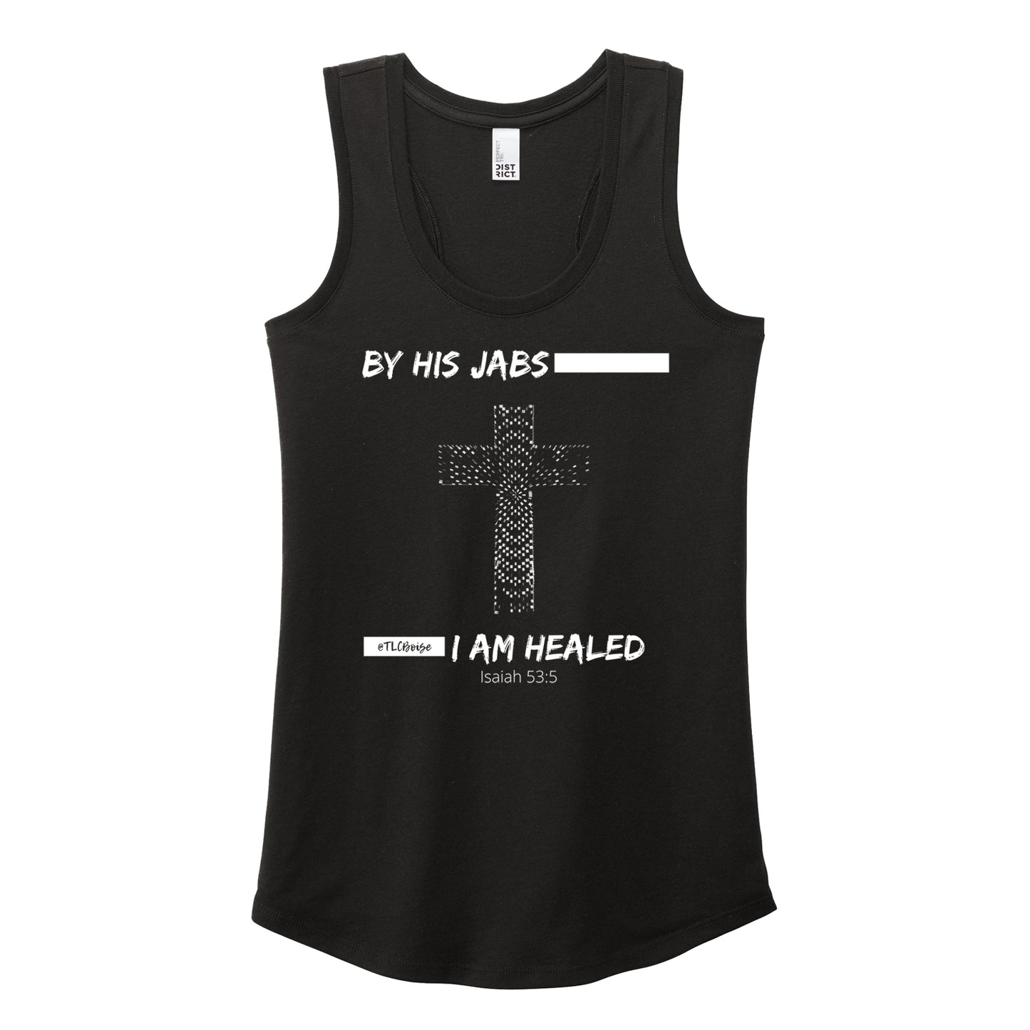 By His Jabs Women's Racerback Tank