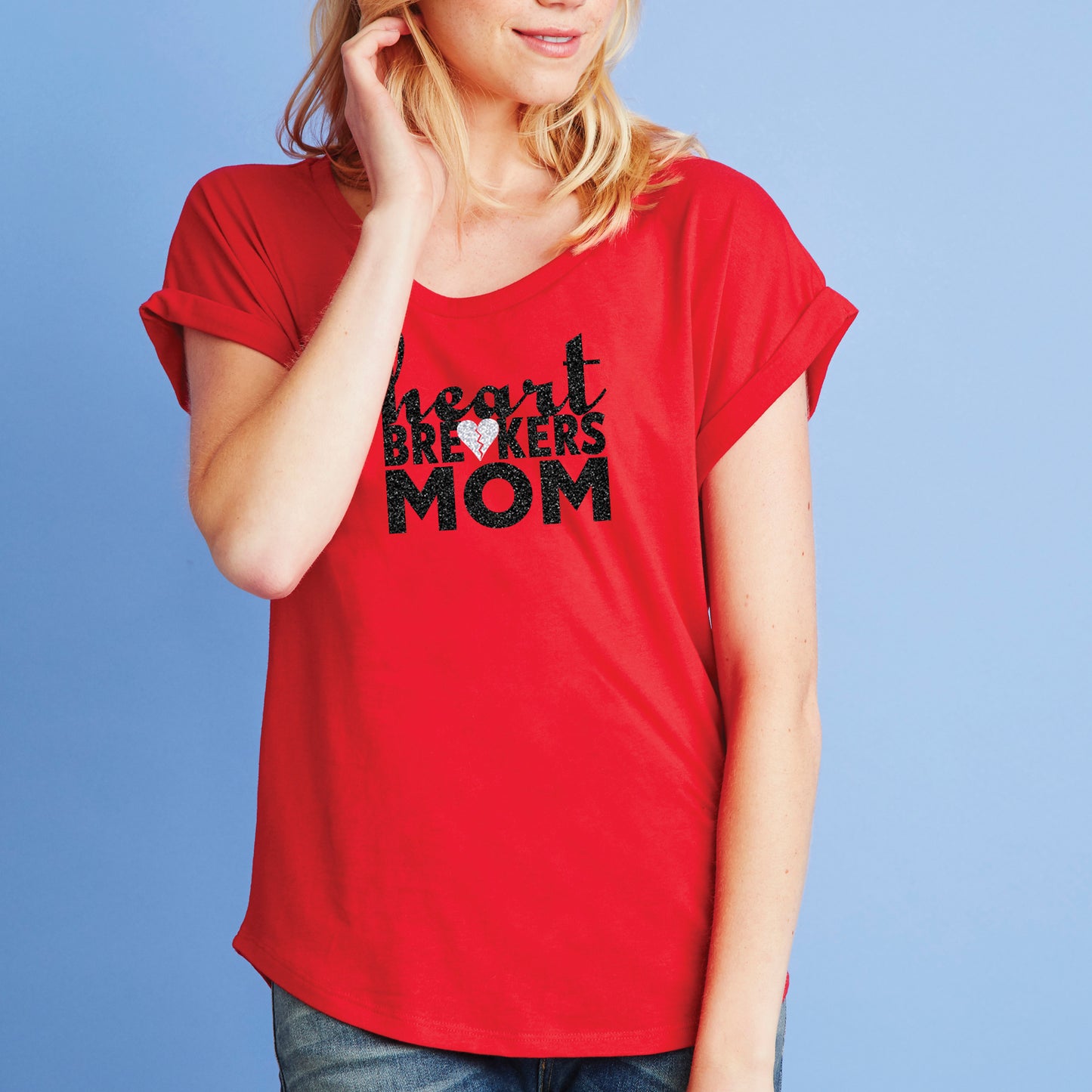 Heartbreakers Mom Dolman Tee