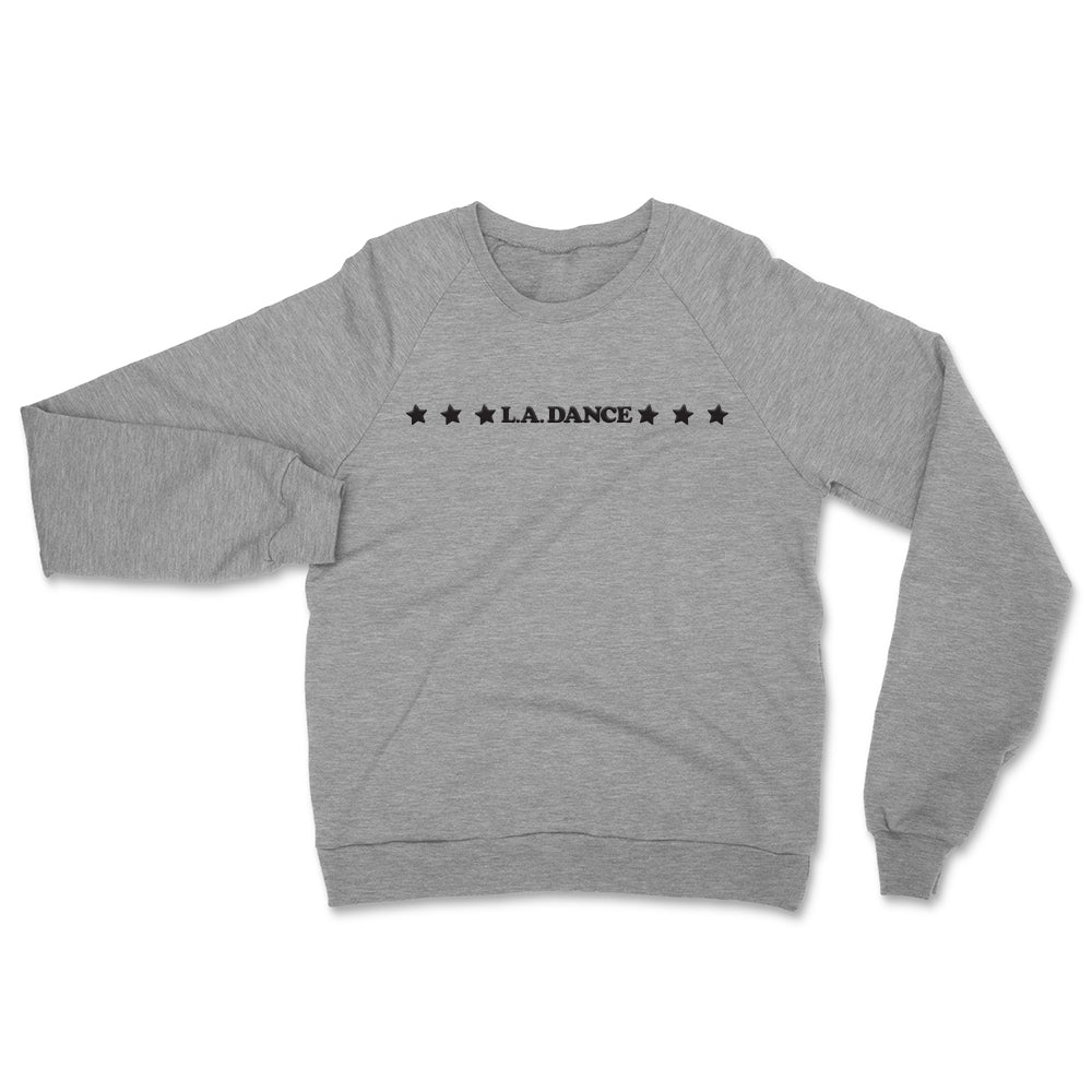 LA Dance Red and Black Puff Print Crewneck Sweatshirt (double-sided)
