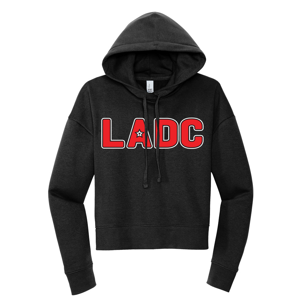 LADC Block Cropped Hoodie