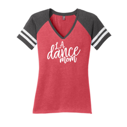 LA Dance Mom V Neck Competition Tee
