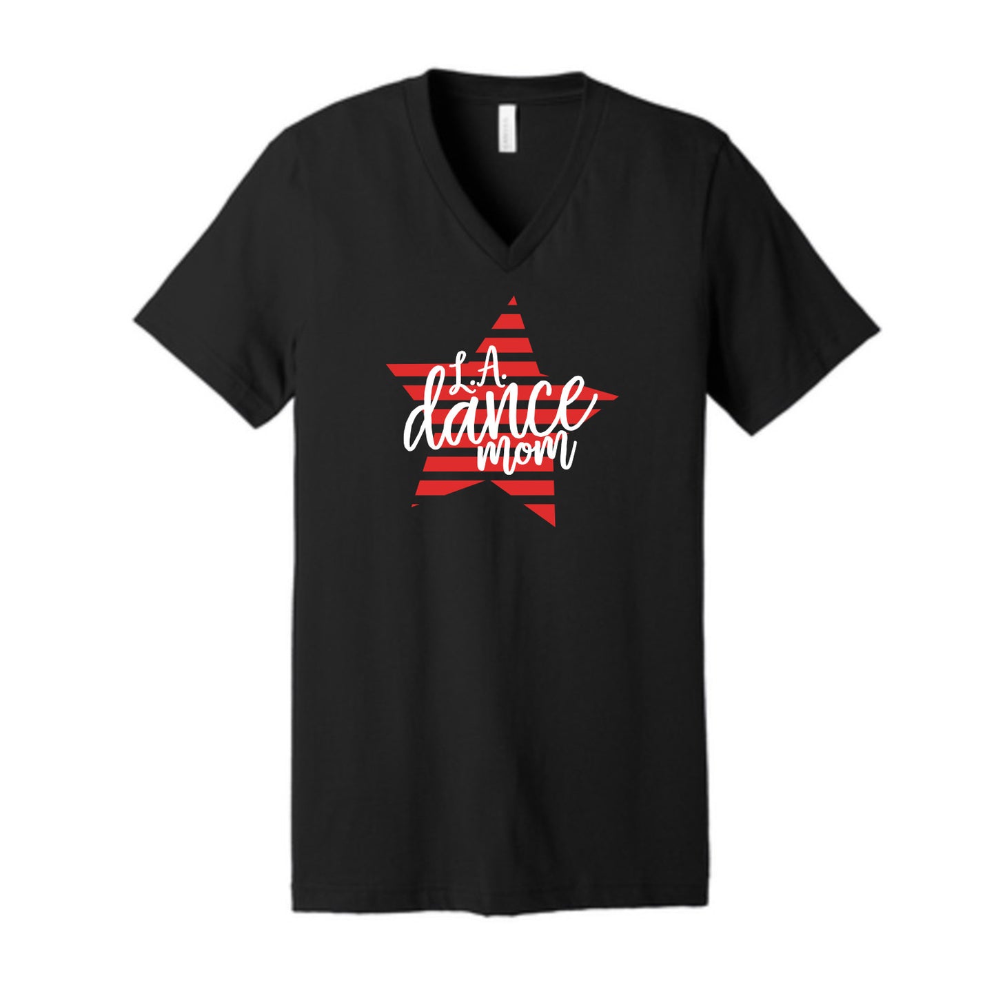 LA Dance Mom (2 color) Unisex V Neck Tee