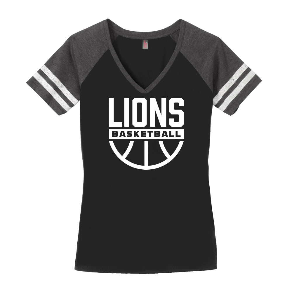 Lions Basketball Women's Game Day V-Neck