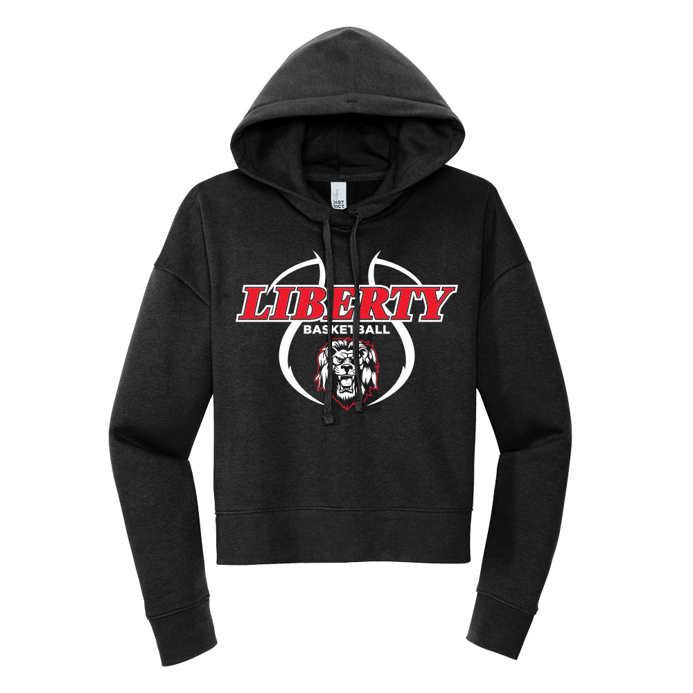 Liberty Basketball Cropped Hoodie