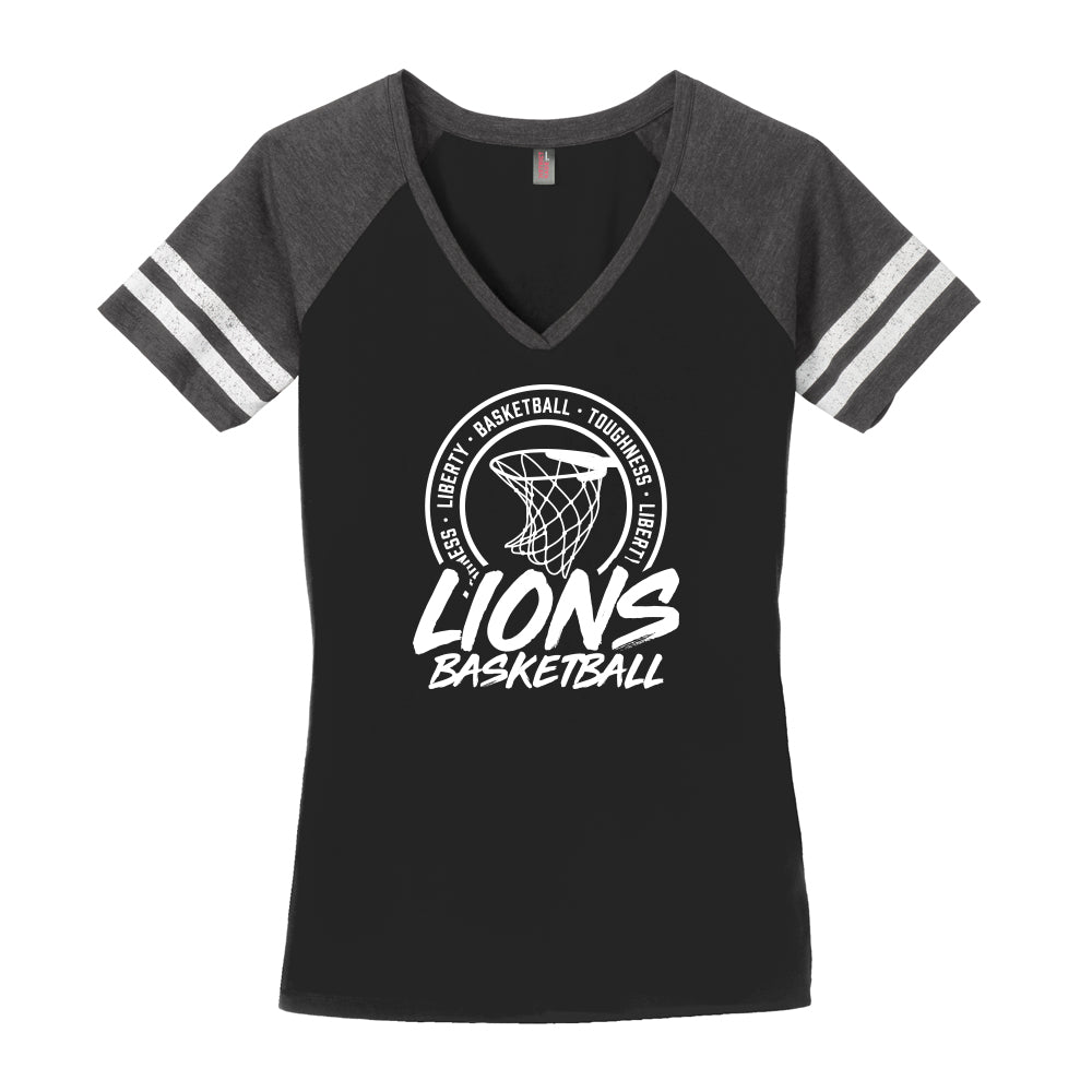 Lions Hoop Basketball Women's Game Day V-Neck