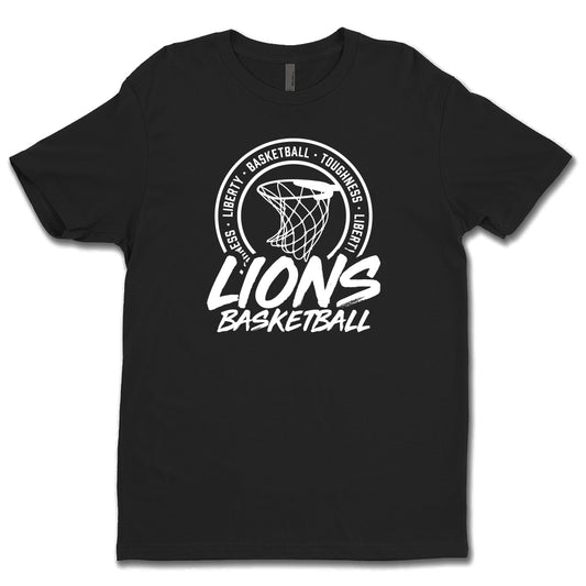 Lions Hoop Basketball Unisex Crewneck Tee