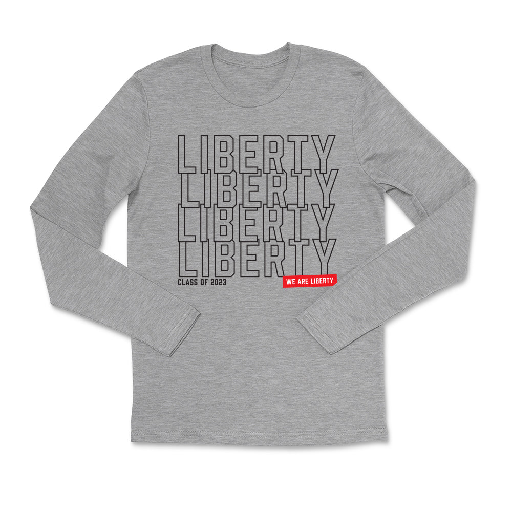 Liberty Repeat Long Sleeve Tee (Pick your class of)