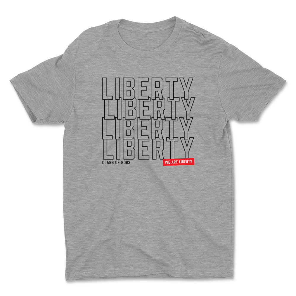Liberty Repeat Unisex Crewneck Tee (Pick your class of)