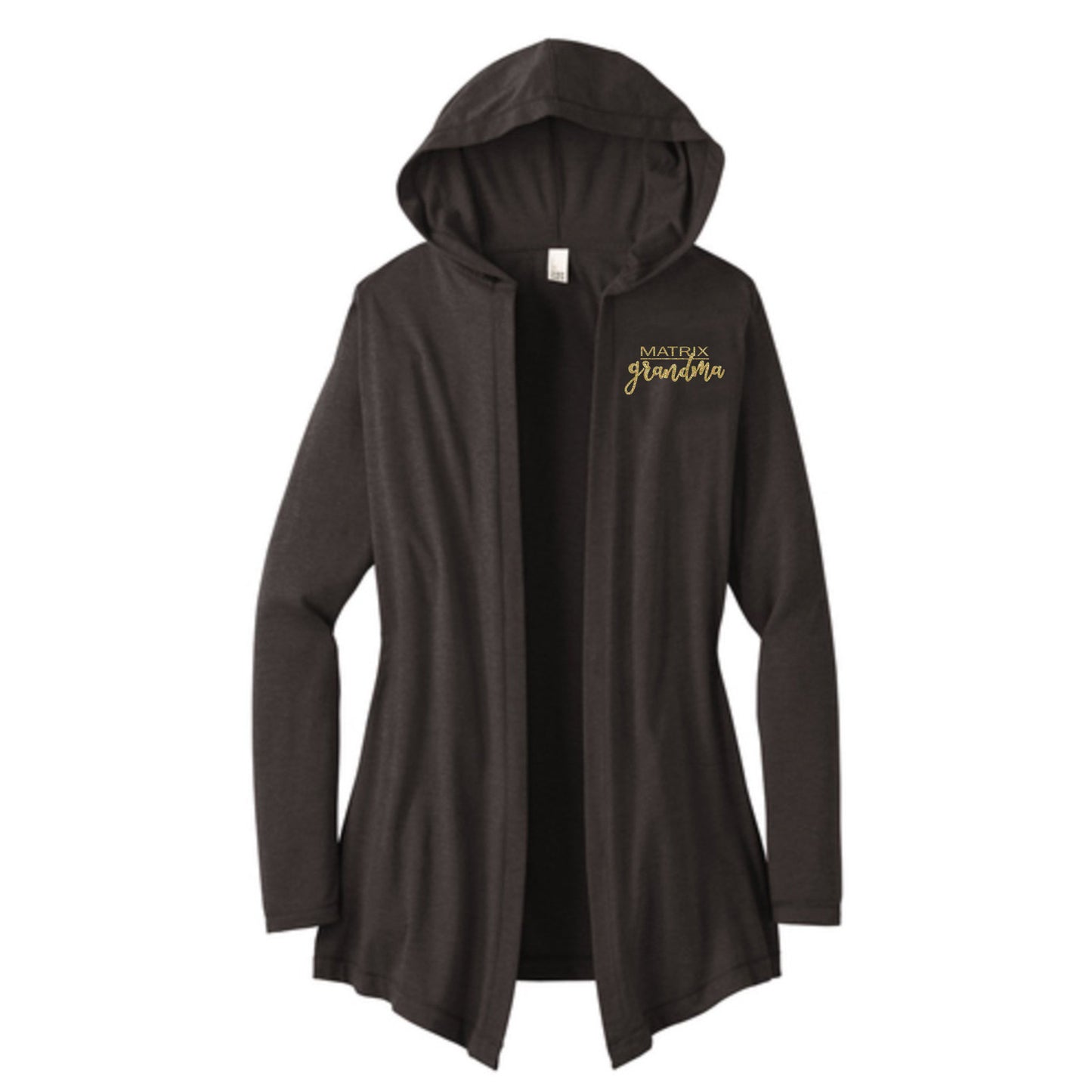 Matrix Grandma Women’s Perfect Tri ® Hooded Cardigan (Art Front and Back)