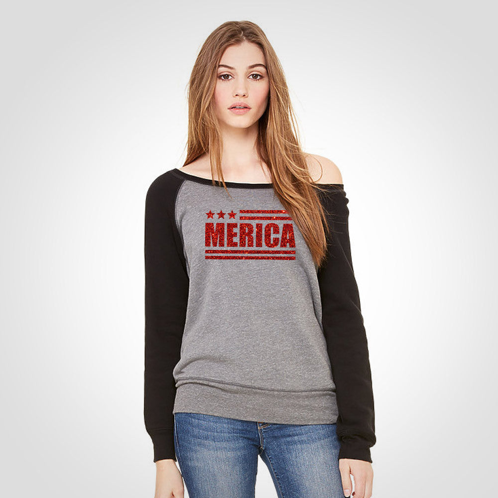 Merica Slouchy Sweatshirt