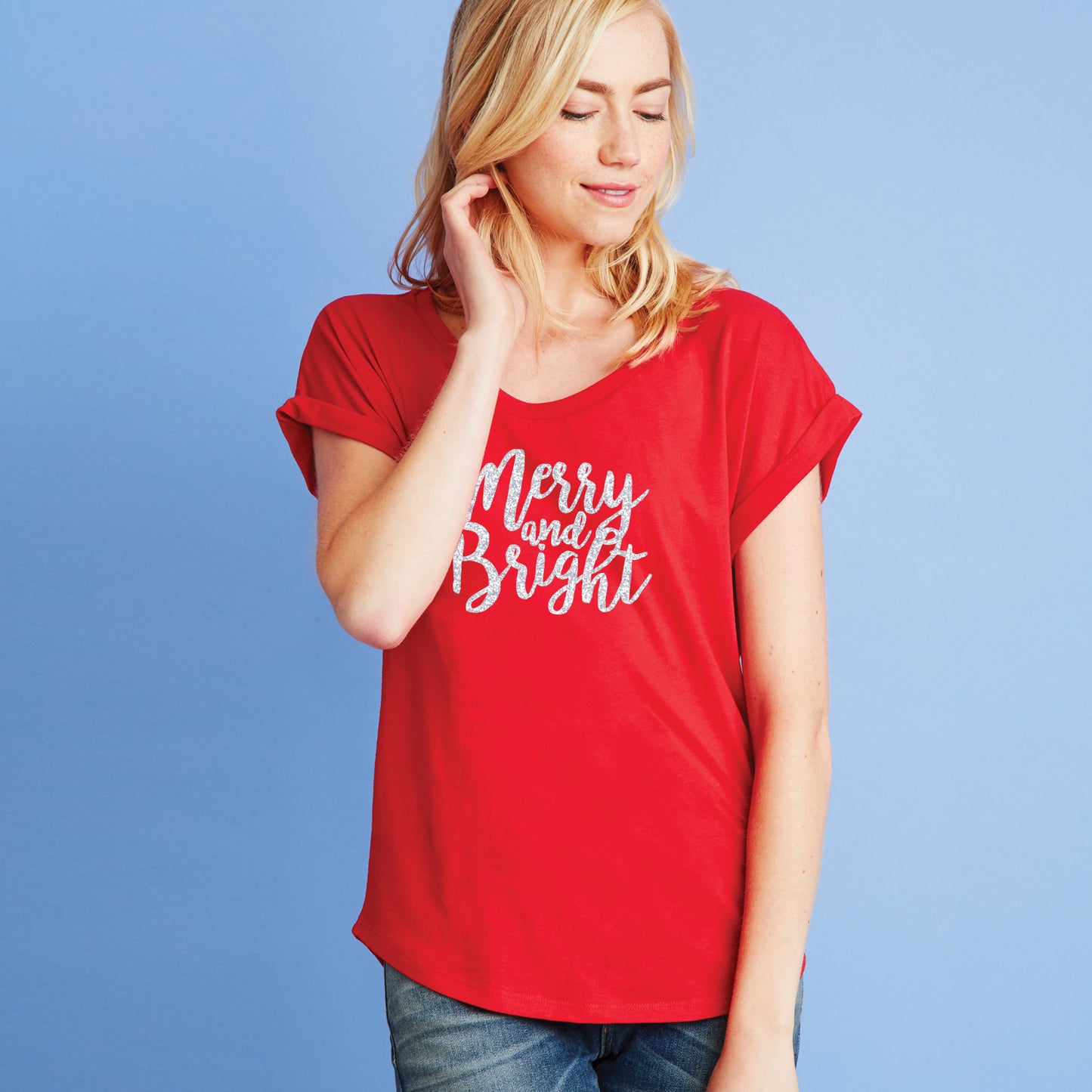 Merry and Bright Dolman Tee