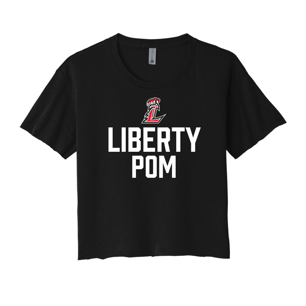 Lions Pom Cropped Tee