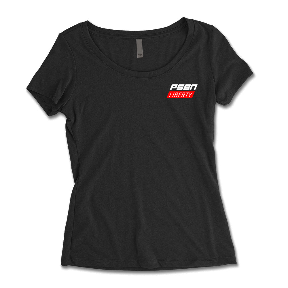 PSBN Liberty Scoop Neck Tee (double-sided)