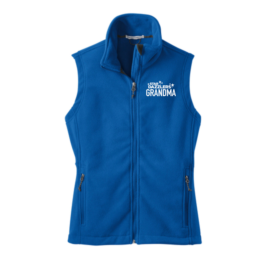 Star Dazzler Grandma Ladies Fleece Vest