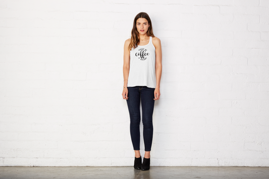 Fueled by coffee and dreams racerback