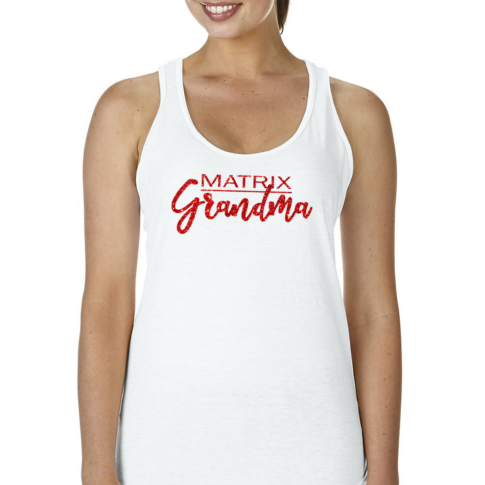 Matrix Grandma Fitted Racerback Tee